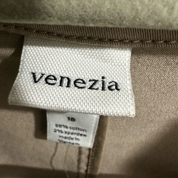 Venezia Lane Bryant Coat Jacket Tan Khaki Career Size 18 NEW - Picture 5 of 16